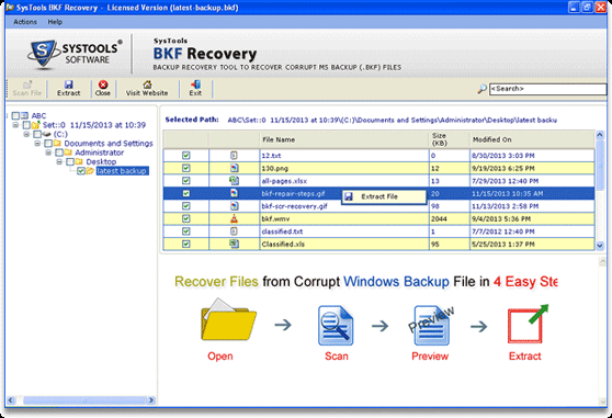 Advanced Tool for MS Backup Recovery 5.9