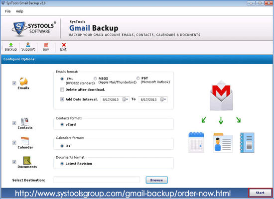 Export Email From Gmail To EML 3.0