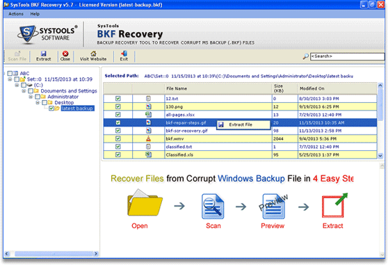 Restore Windows Backup File 5.8